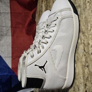 Sample Jordan White and Black High-Top Sneakers